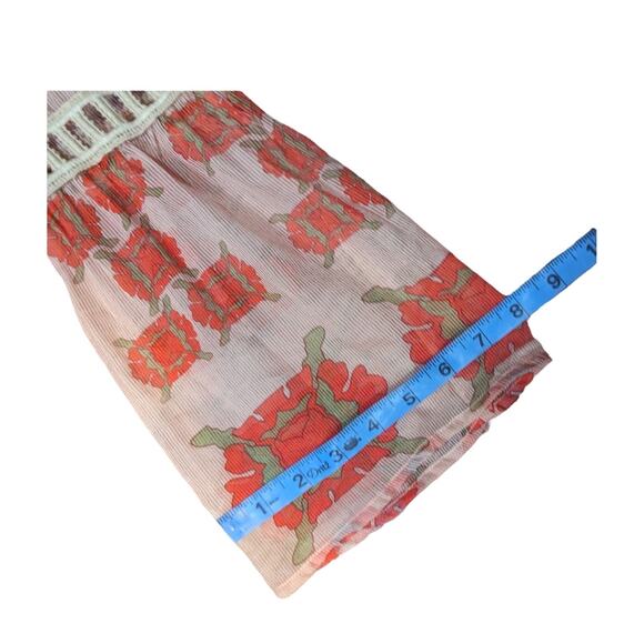 STYLEWE Mini Tunic Dress - Orange Print Size Medium New With Tags - Picture 8 of 9